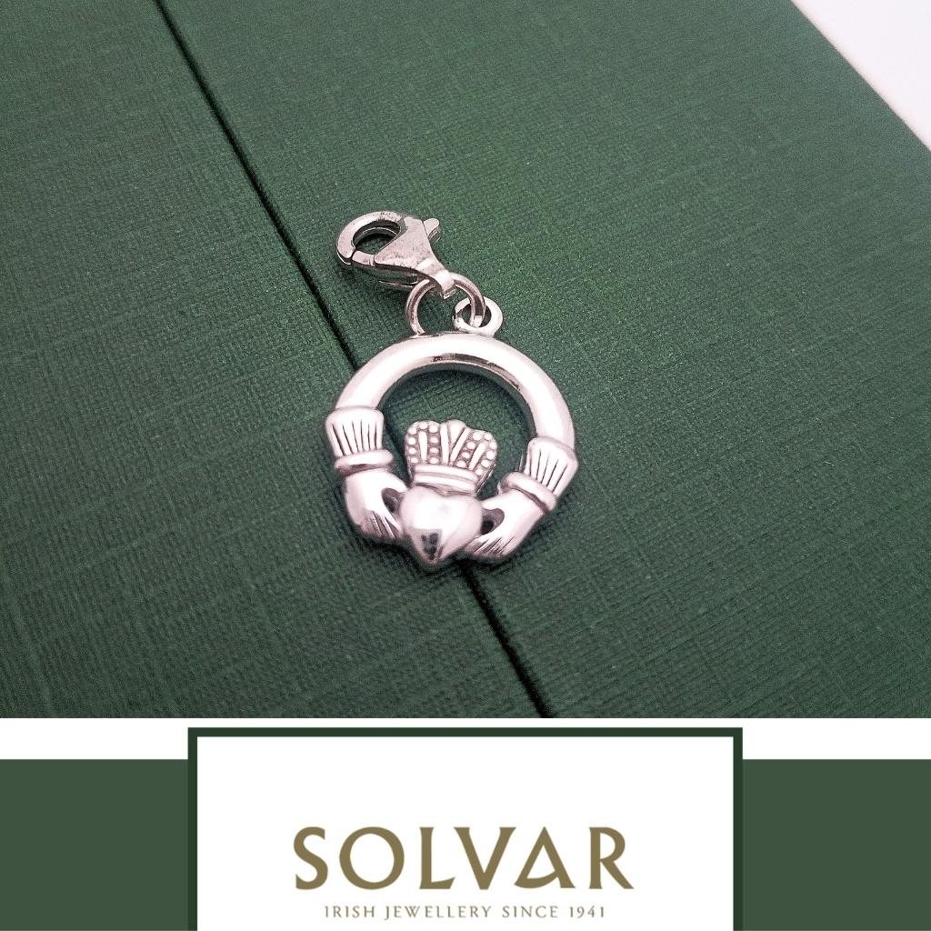 Sterling Silver Claddagh Charm