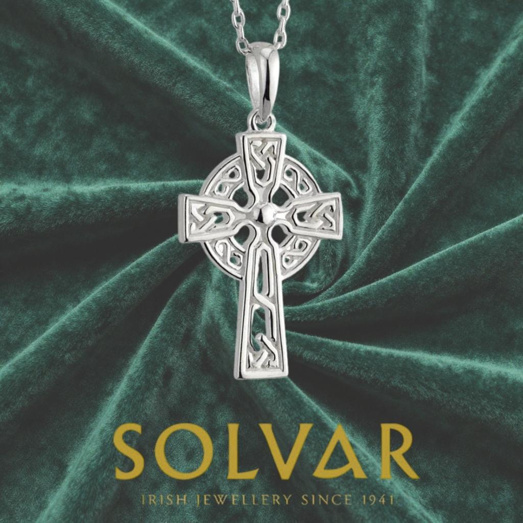 Sterling Silver Filigree Celtic Cross