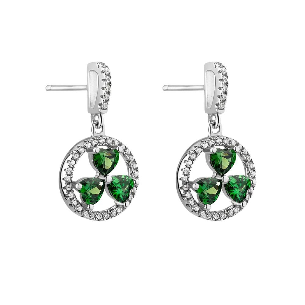 sterling-silver-green-cubic-zirconia-shamrock-drop-earrings-5642932