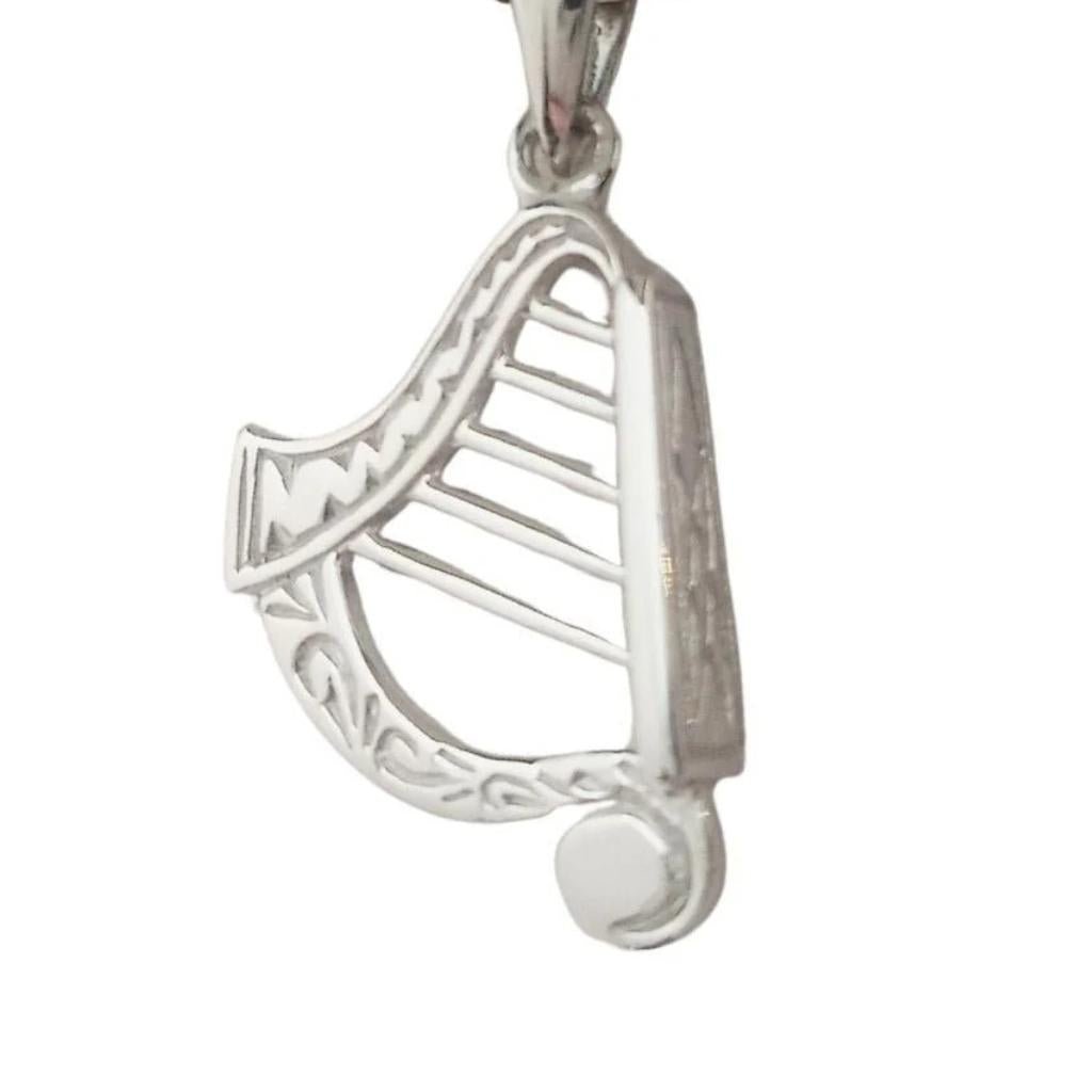 Sterling Silver Harp Necklace- Small