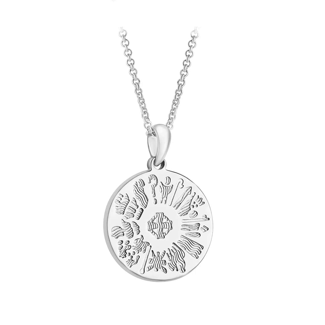 Sterling Silver History of Ireland Necklace - The Celtic Gift Store - Necklaces