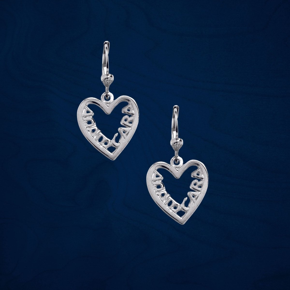 Sterling Silver Irish Mo Anam Cara Filigree Heart Earrings - The Celtic Gift Store - Earrings