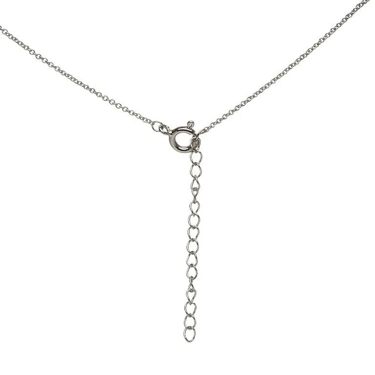 Sterling Silver Peridot Trinity Knot Claddagh Necklace - The Celtic Gift Store - Necklaces