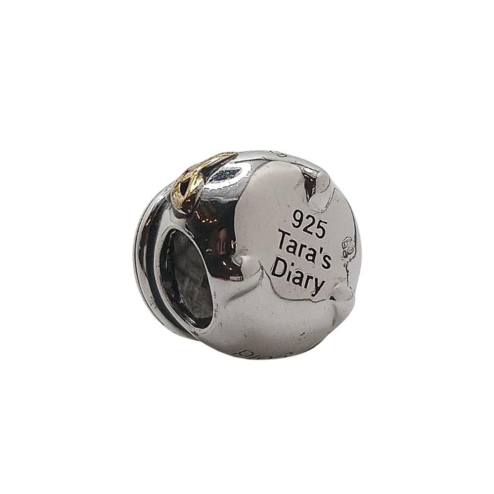 Sterling Silver Pot of Gold Trinity Knot Bead