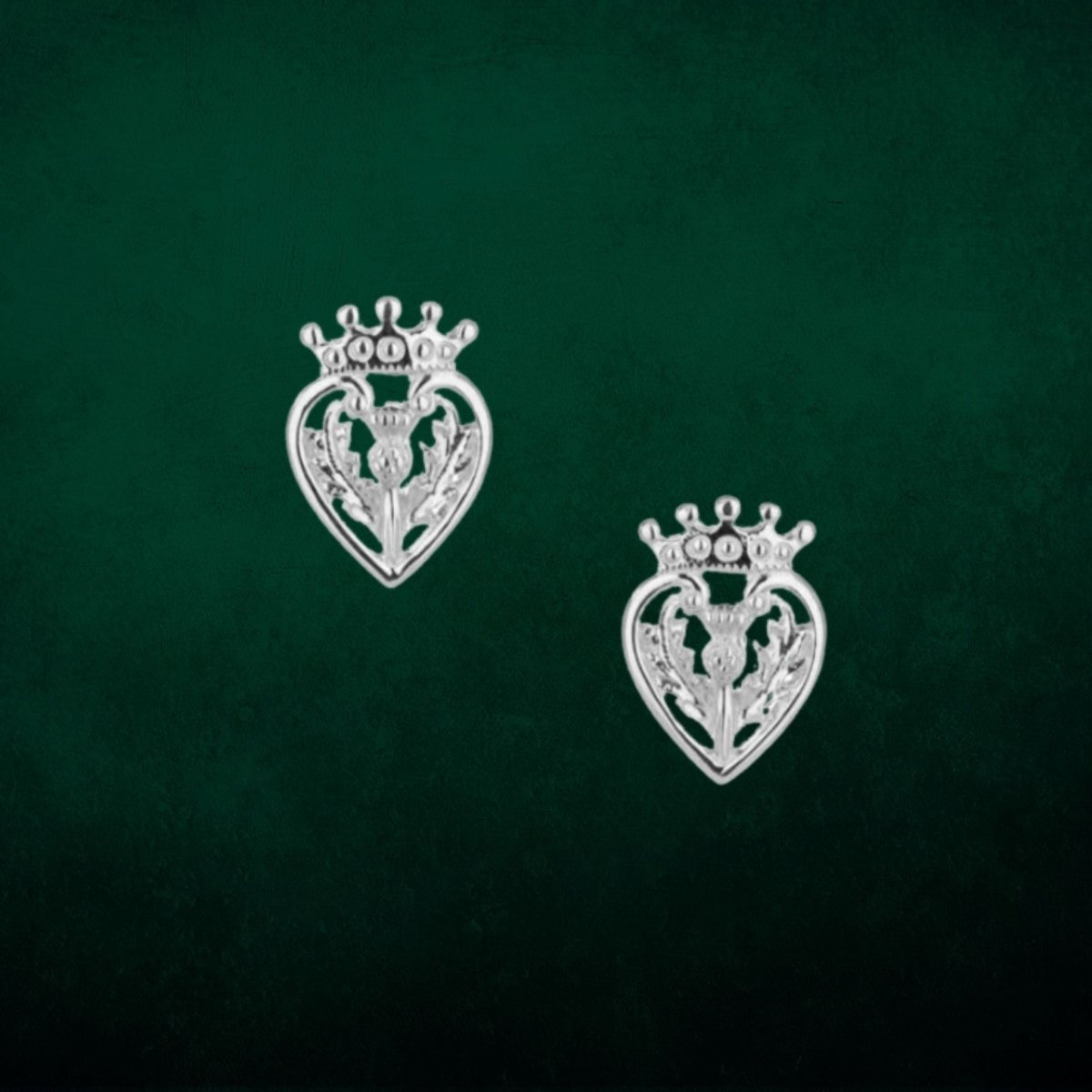 Sterling Silver Scottish Luckenbooth Earrings - The Celtic Gift Store - Earrings