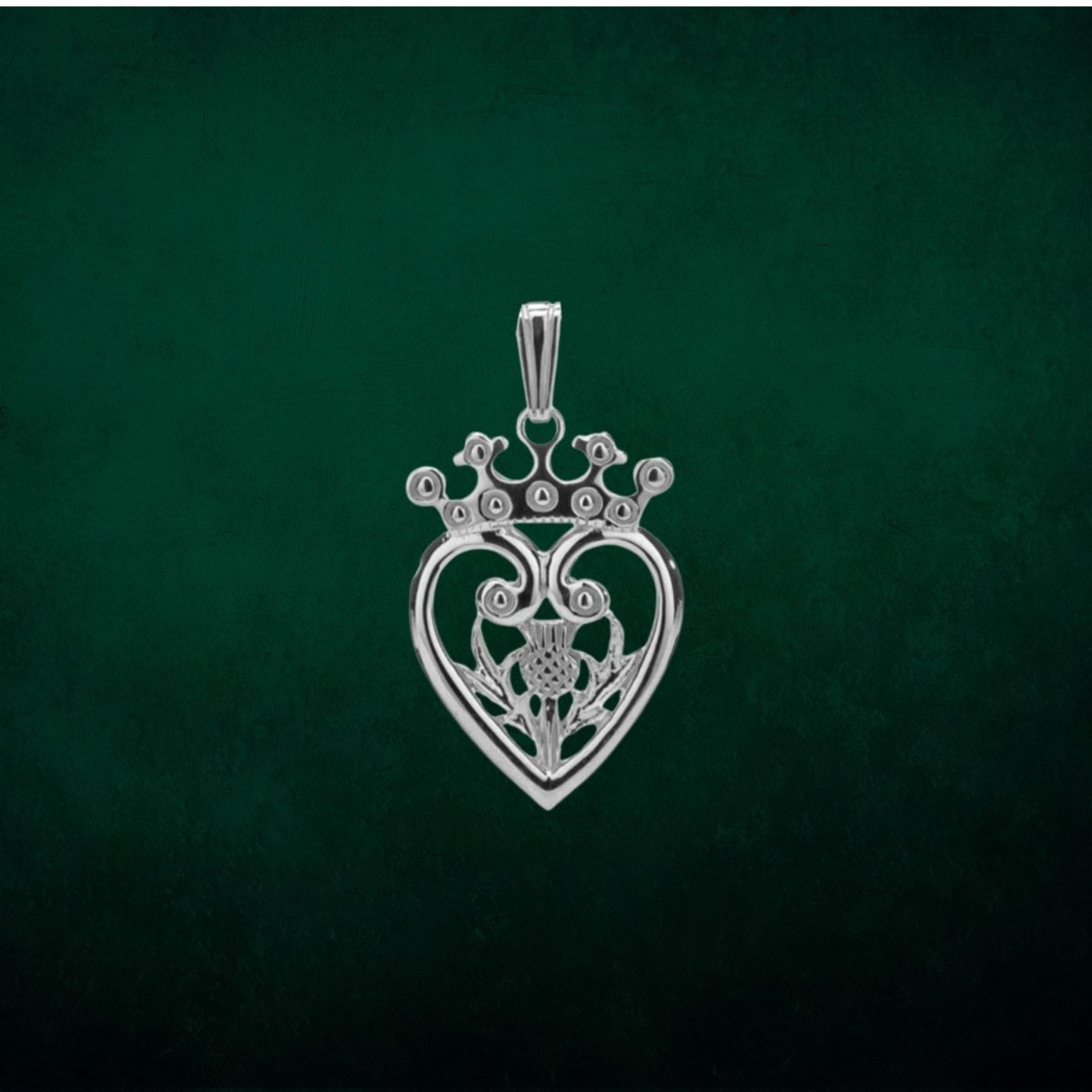 Sterling Silver Scottish Luckenbooth Necklace - The Celtic Gift Store - Necklaces