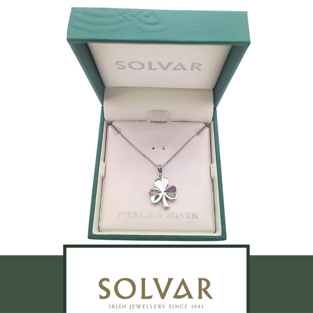 Sterling Silver Shamrock Necklace