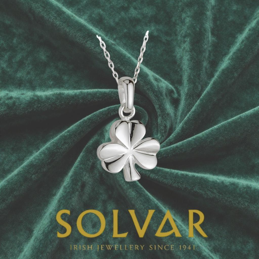 Sterling Silver Shamrock Necklace