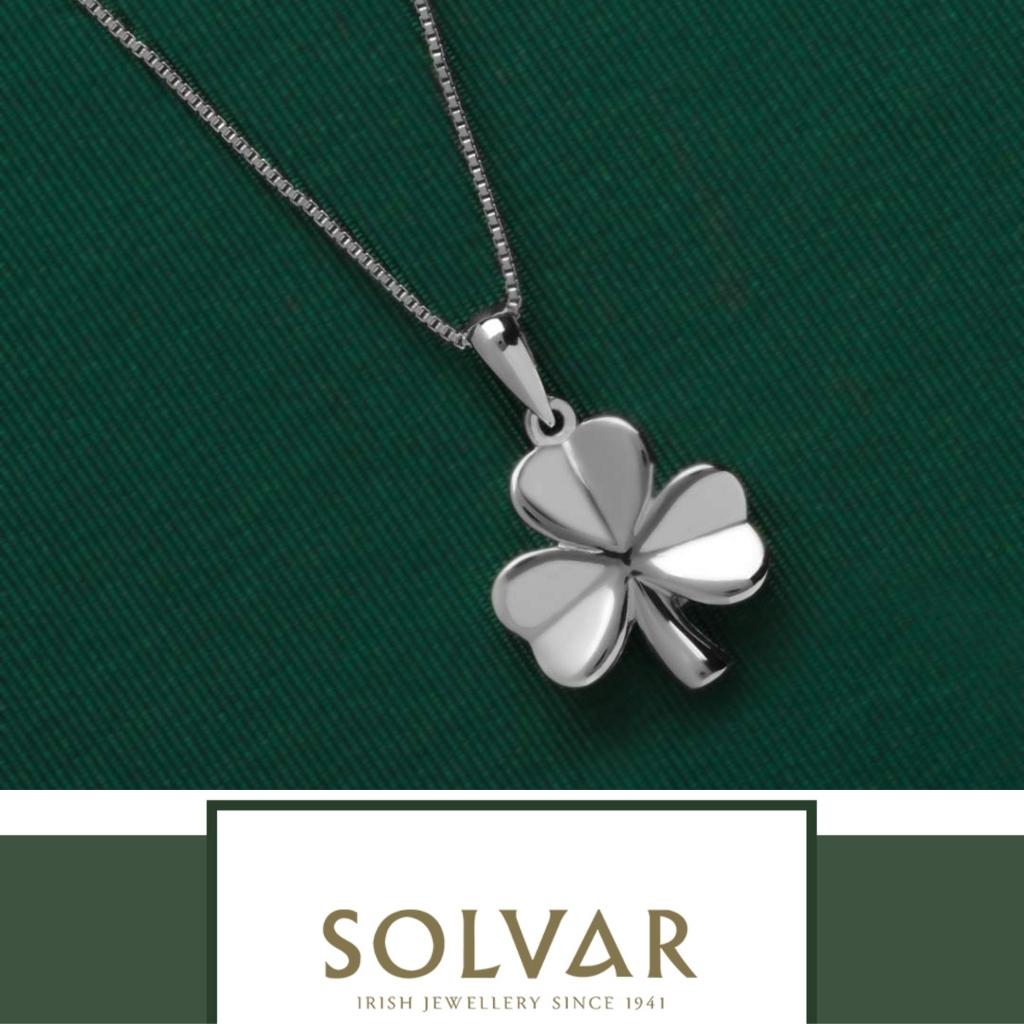 Sterling Silver Shamrock Necklace
