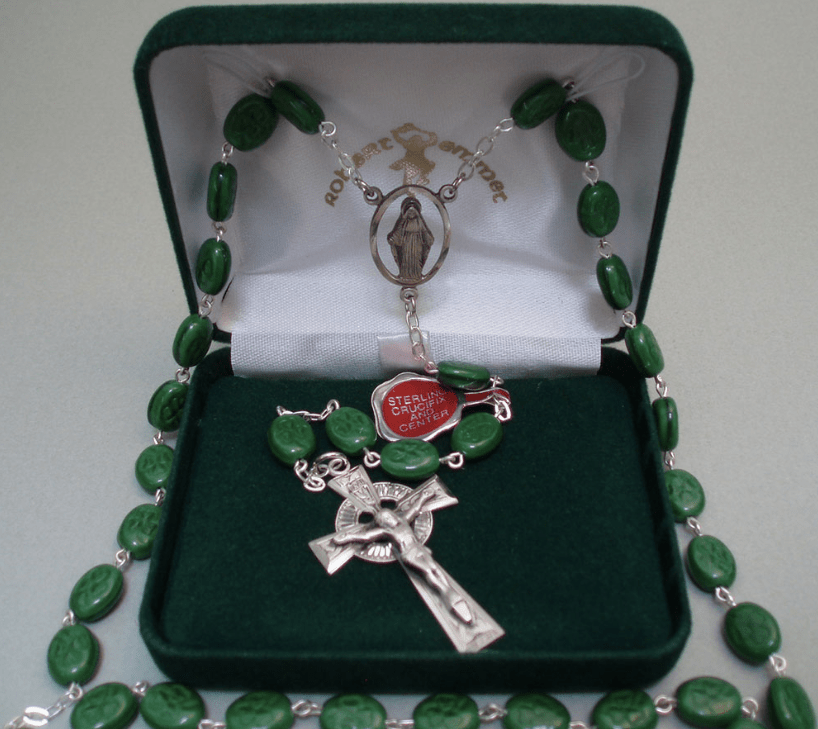 Sterling Silver Shamrock Rosary - The Celtic Gift Store - Apparel & Accessories