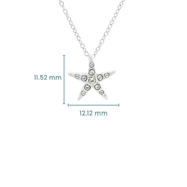 Sterling Silver Starfish Mini Necklace - The Celtic Gift Store - Jewelry