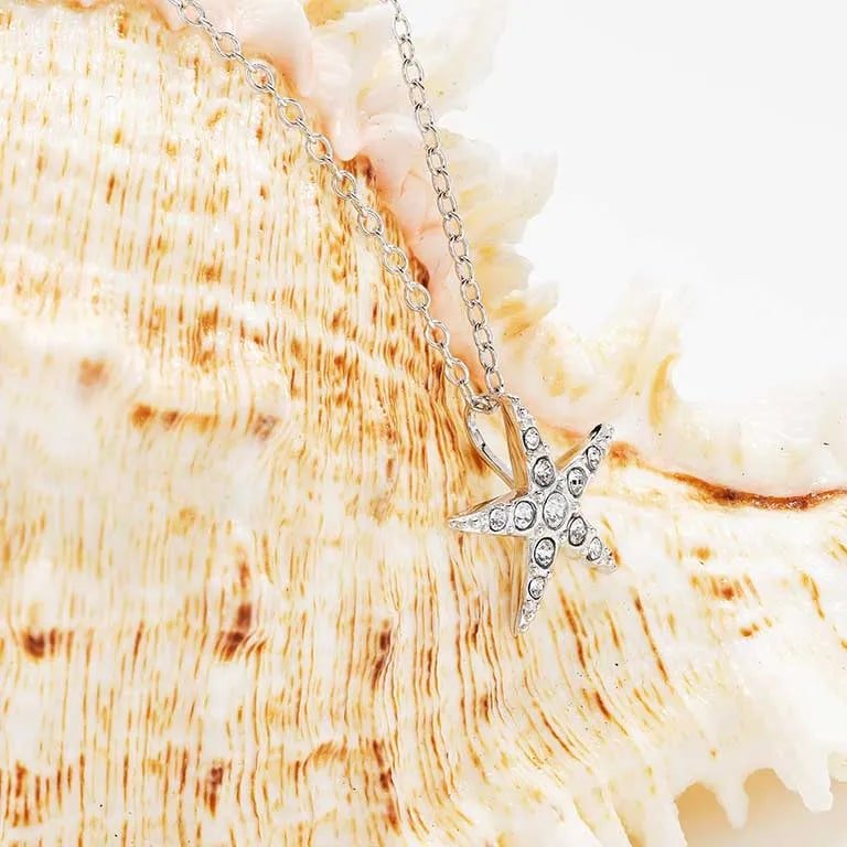 Sterling Silver Starfish Mini Necklace - The Celtic Gift Store - Jewelry