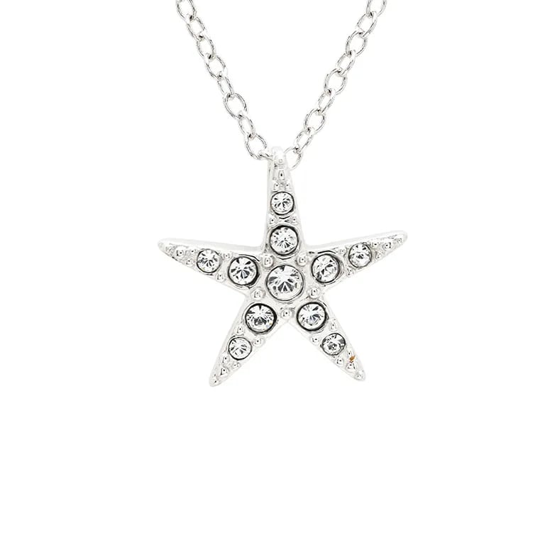 Sterling Silver Starfish Mini Necklace - The Celtic Gift Store - Jewelry