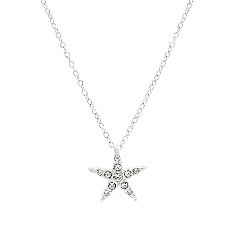 Sterling Silver Starfish Mini Necklace - The Celtic Gift Store - Jewelry