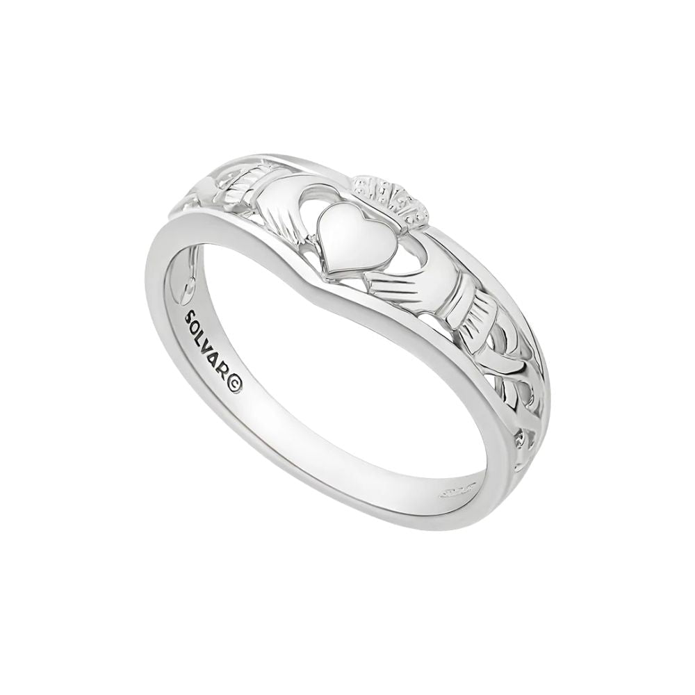 Sterling Silver Tiara Claddagh Ring - The Celtic Gift Store - Rings