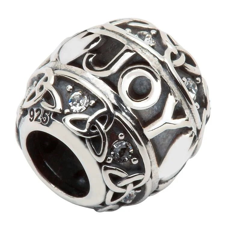 Sterling Silver Trinity Knot Joy Bead - The Celtic Gift Store - Jewelry