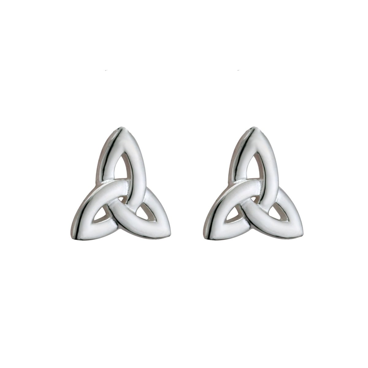 Sterling Silver Trinity Stud Earrings - The Celtic Gift Store - Earrings