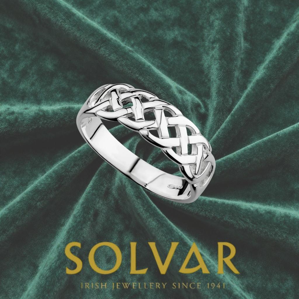 Sterling Silver Woven Celtic Knot Ring