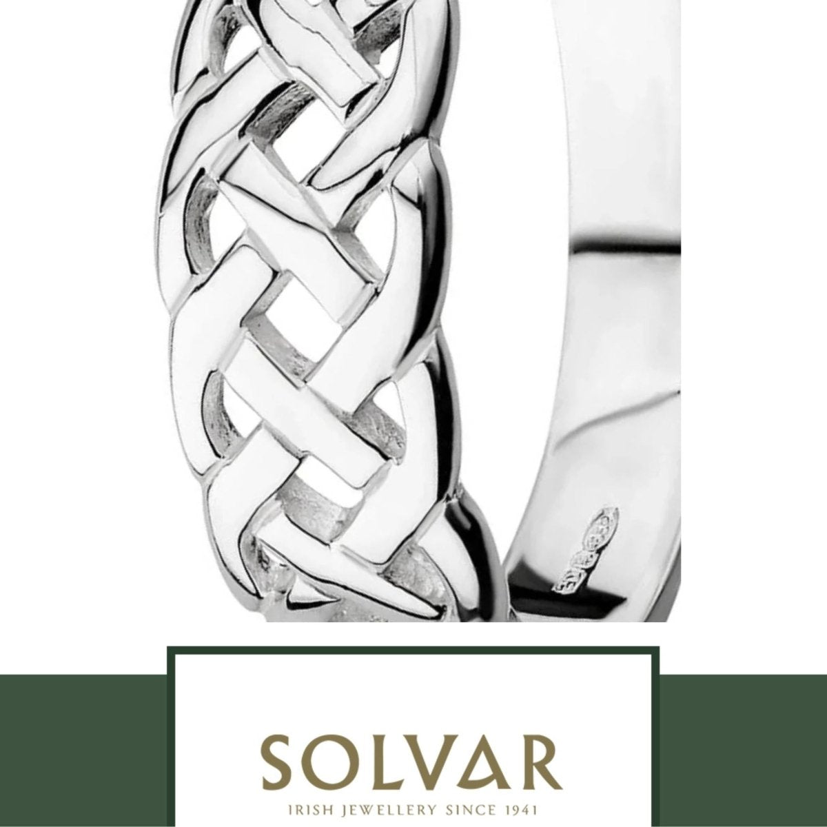 Sterling Silver Woven Celtic Knot Ring