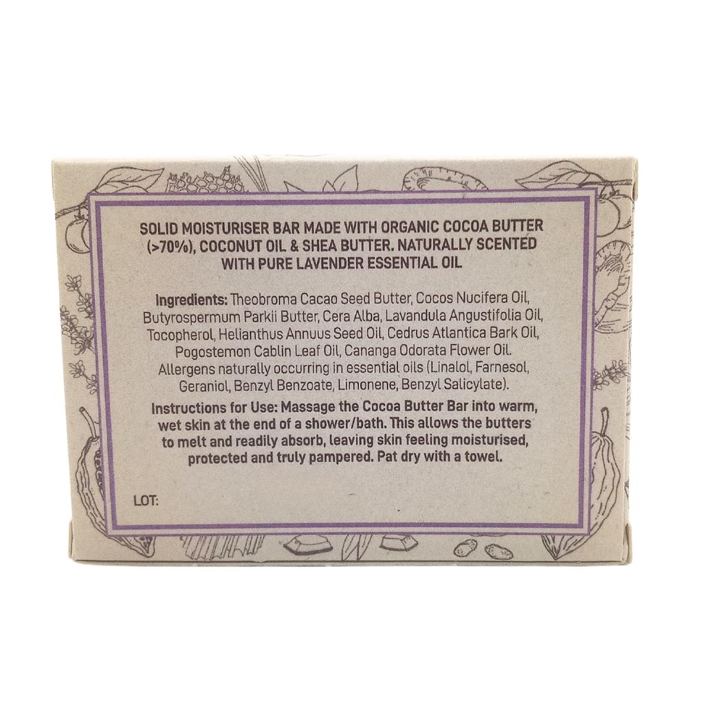 Sweet Lavender Cocoa Butter Body Moisturiser Bar