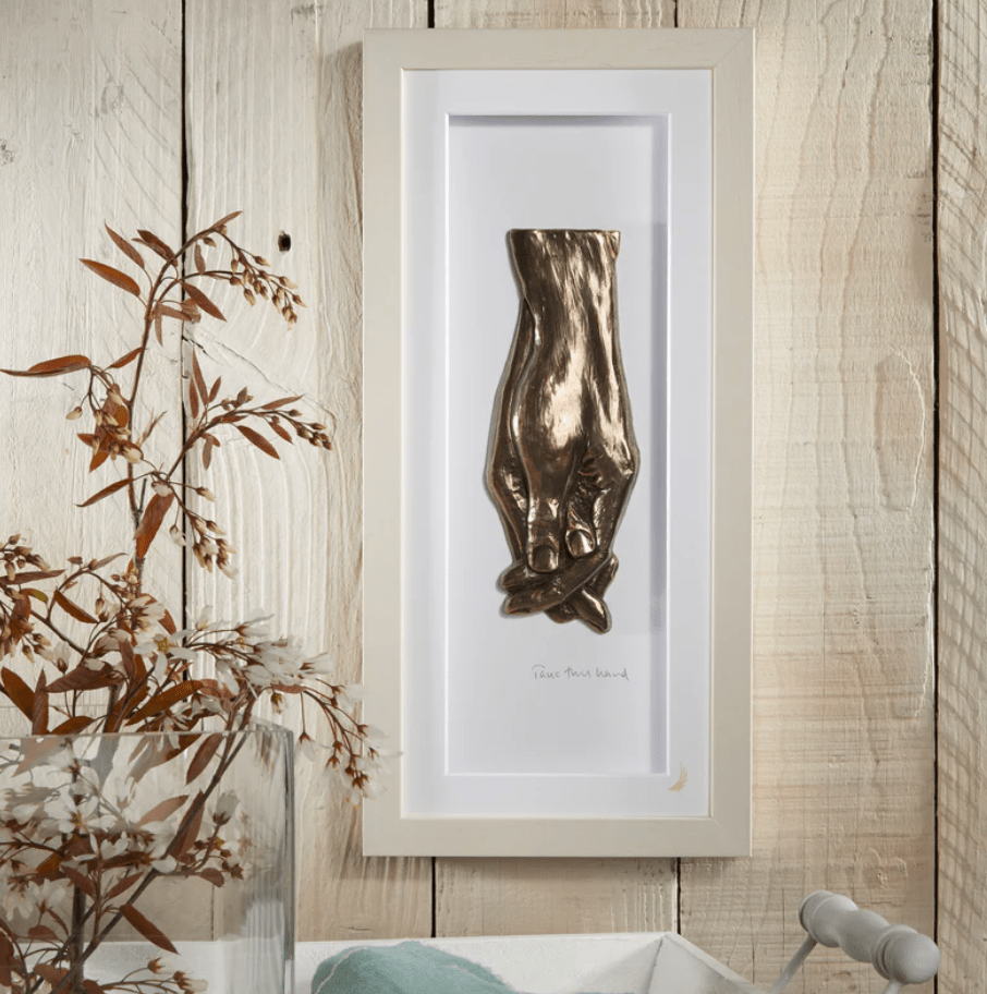 Take This Hand Framed Bronze Wall Plaque