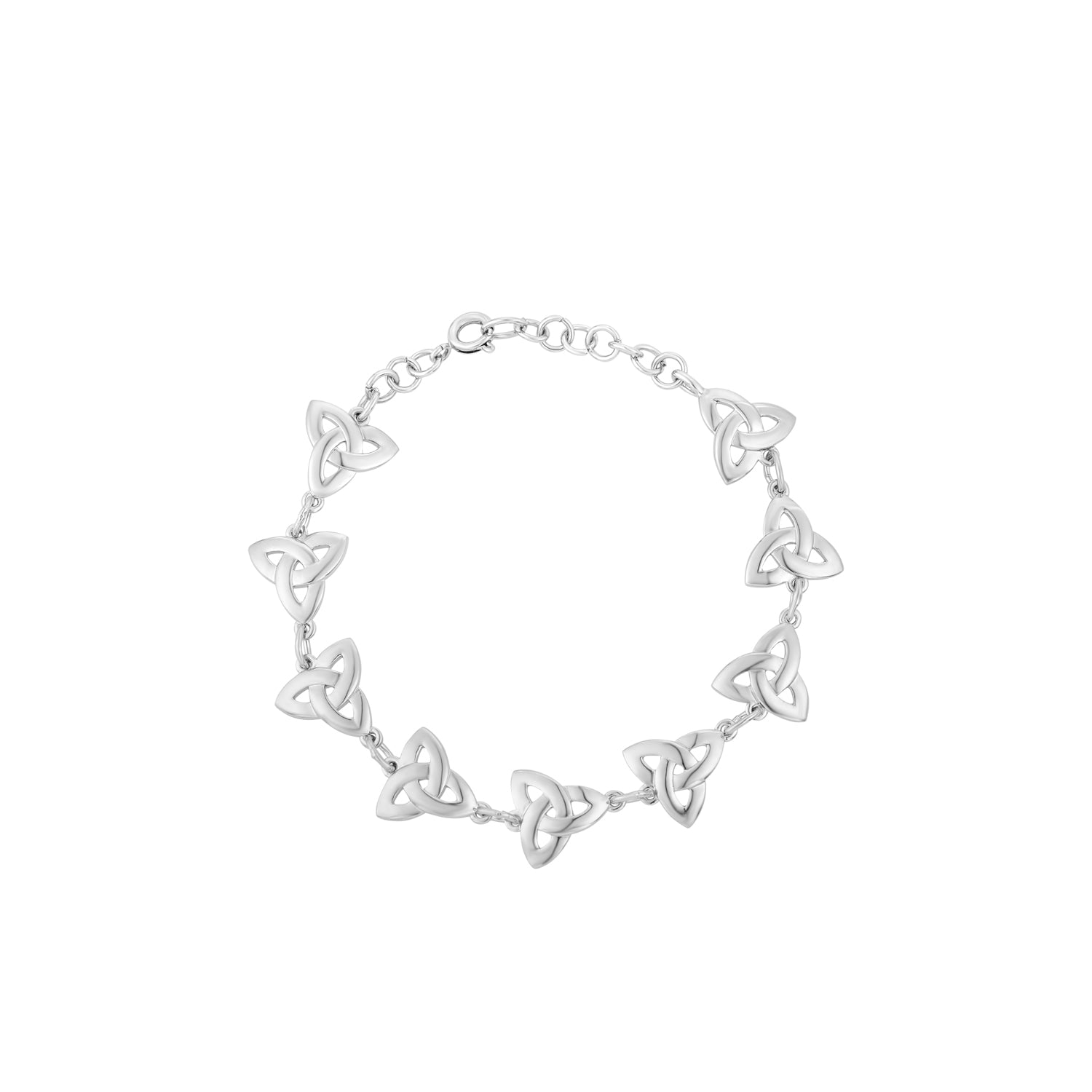 Tara Silver Trinity Knot Bracelet - The Celtic Gift Store - 