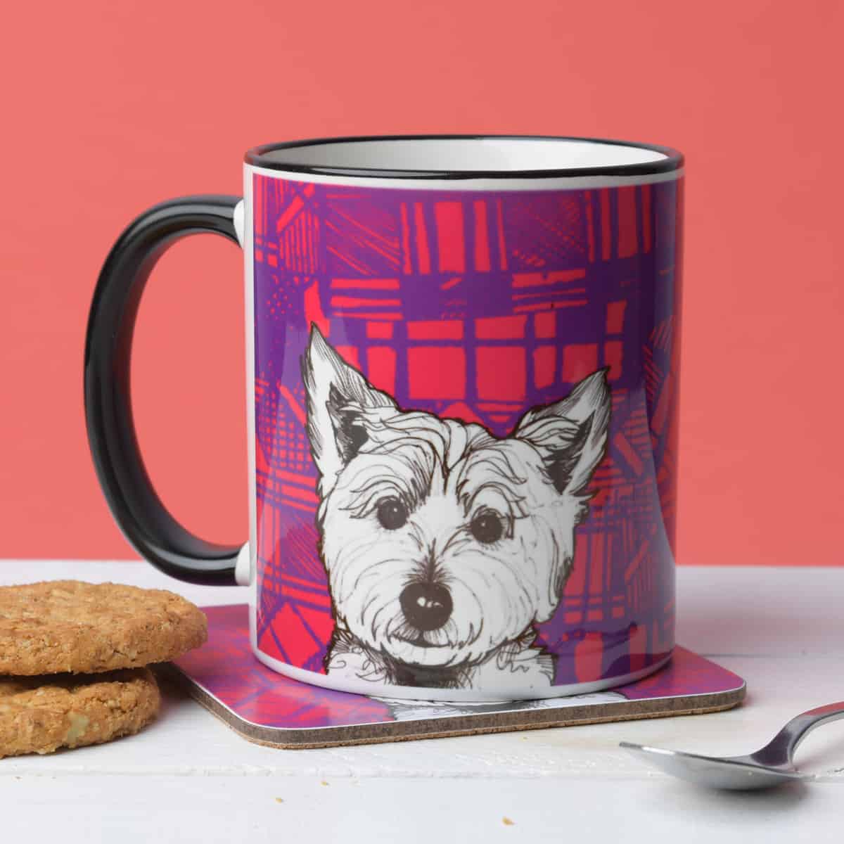 Tartan Westie Mug - The Celtic Gift Store - Kitchenware