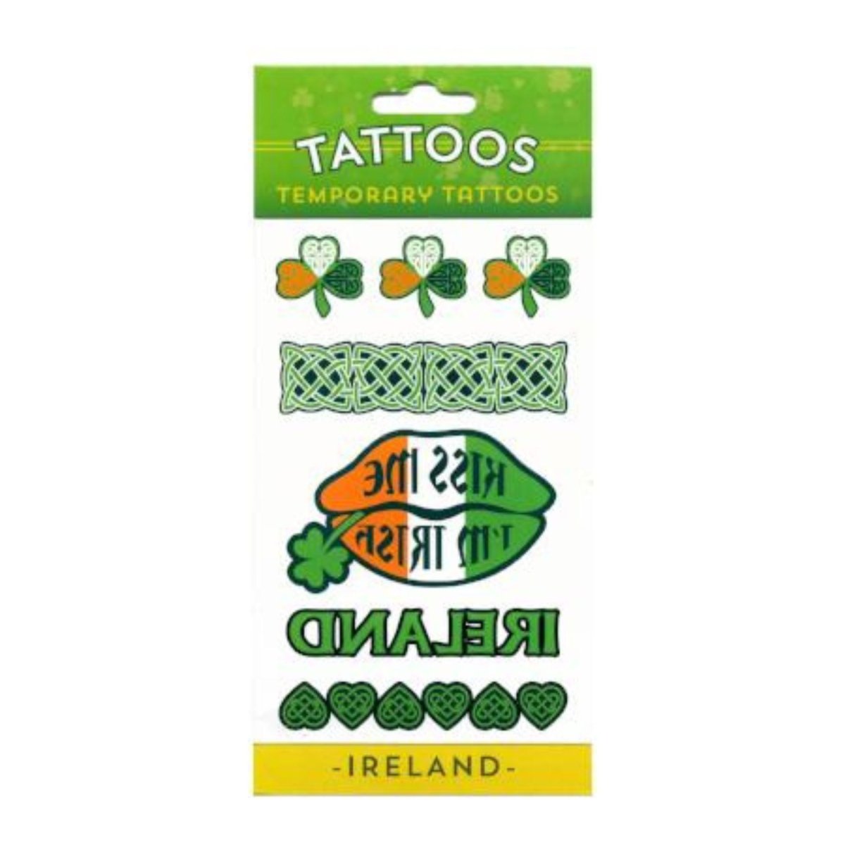 Temporary Irish Tattoos - The Celtic Gift Store - Gifts