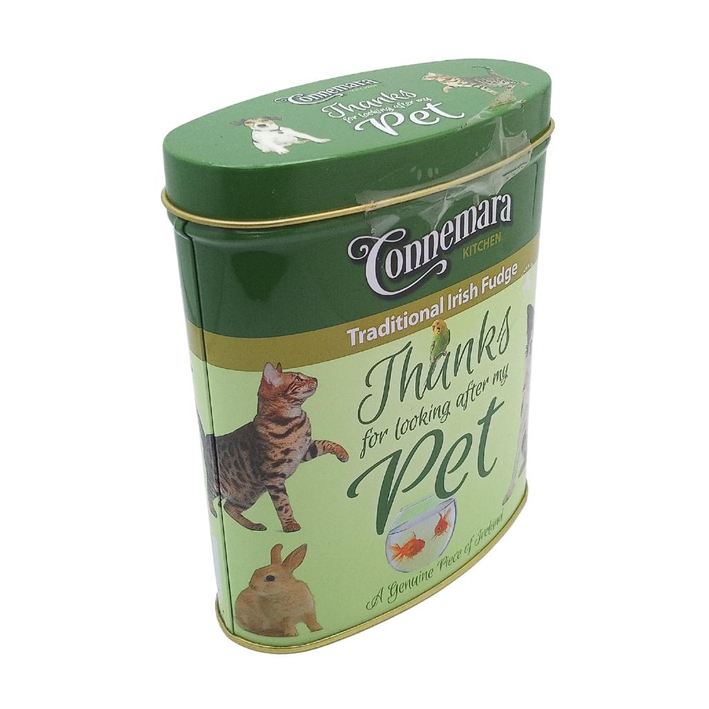 'Thanks For Looking After My Pet' Gift Tin - Irish Fudge