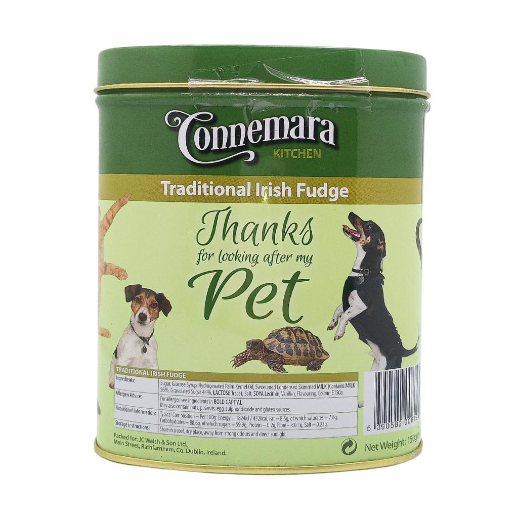 'Thanks For Looking After My Pet' Gift Tin - Irish Fudge