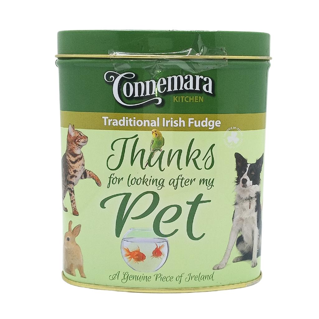 'Thanks For Looking After My Pet' Gift Tin - Irish Fudge