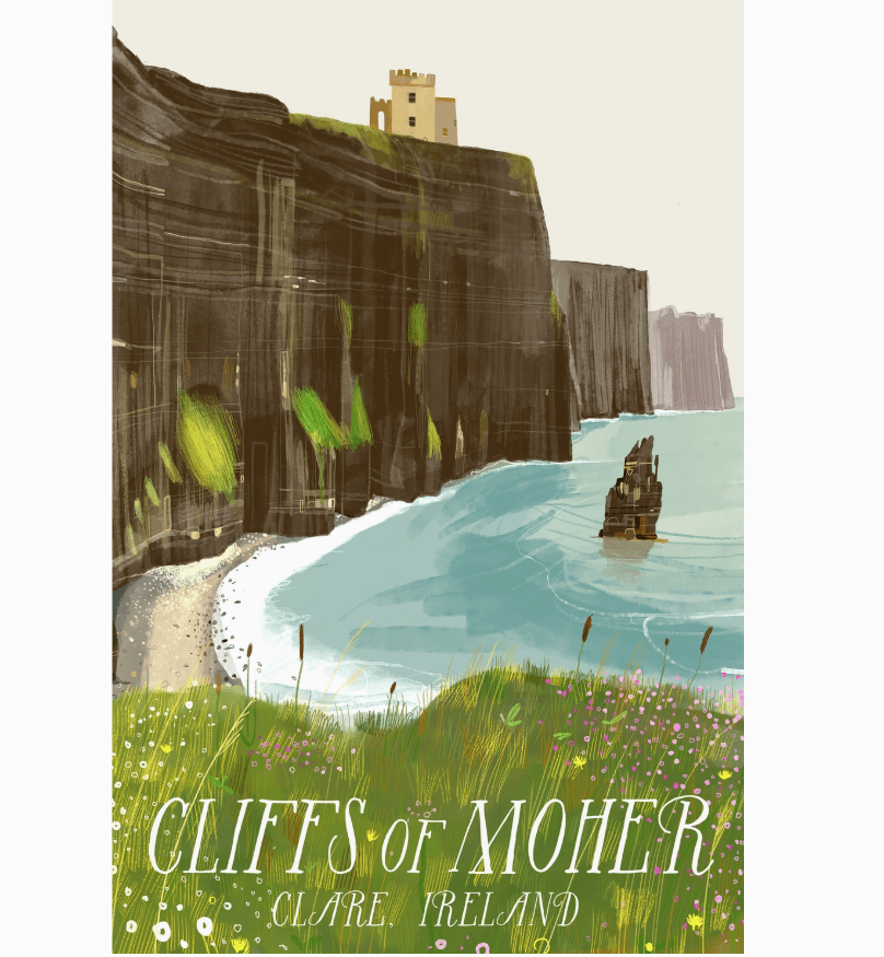 The Cliffs of Moher by Conor Langton - Hand Signed Print