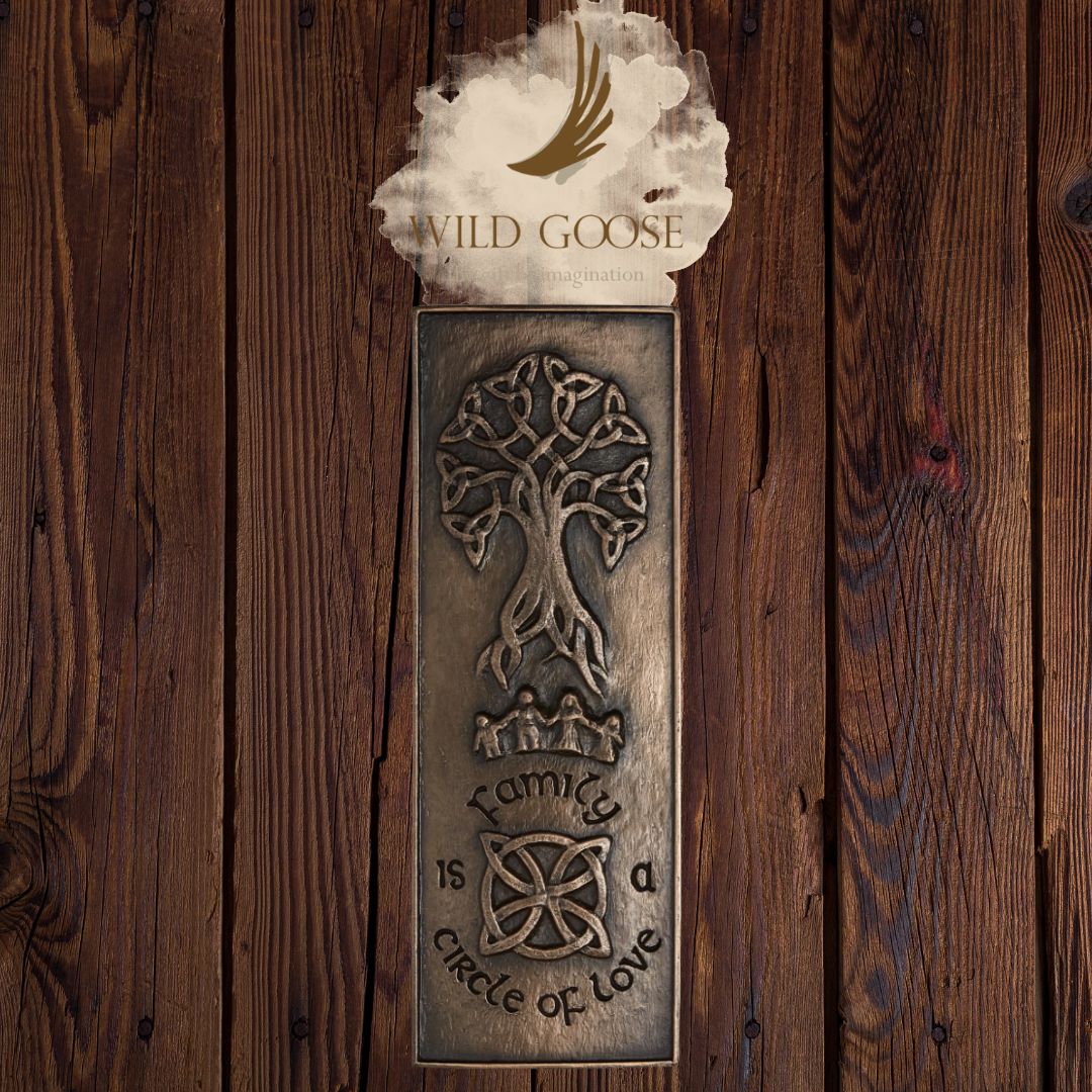 The Family Gathering Bronze Wall Plaque