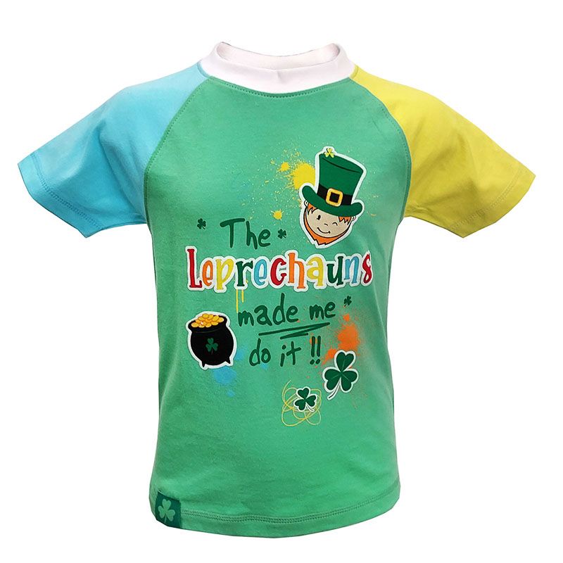 The Leprechauns Made Me Do It Kids Shirt - The Celtic Gift Store - Clothing