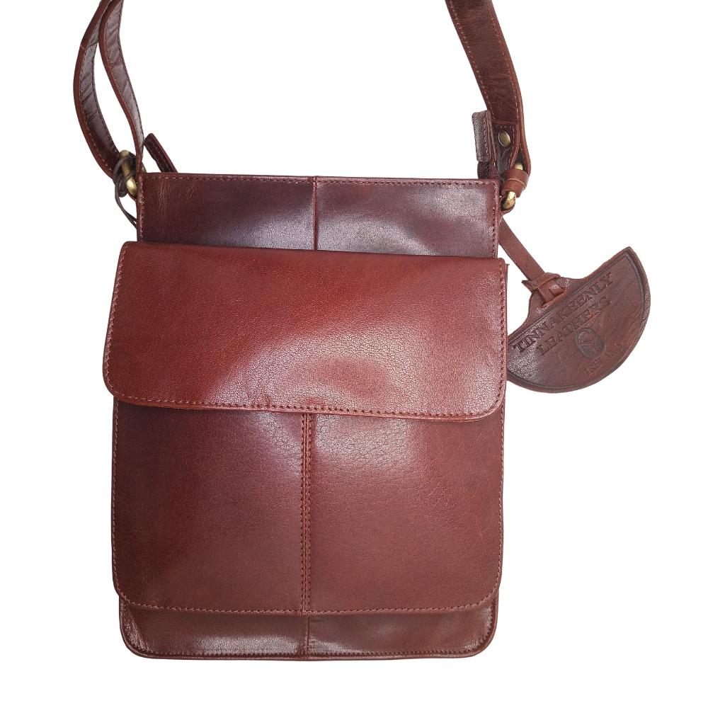 Tinnakeenly Irish Leather Sling Bag