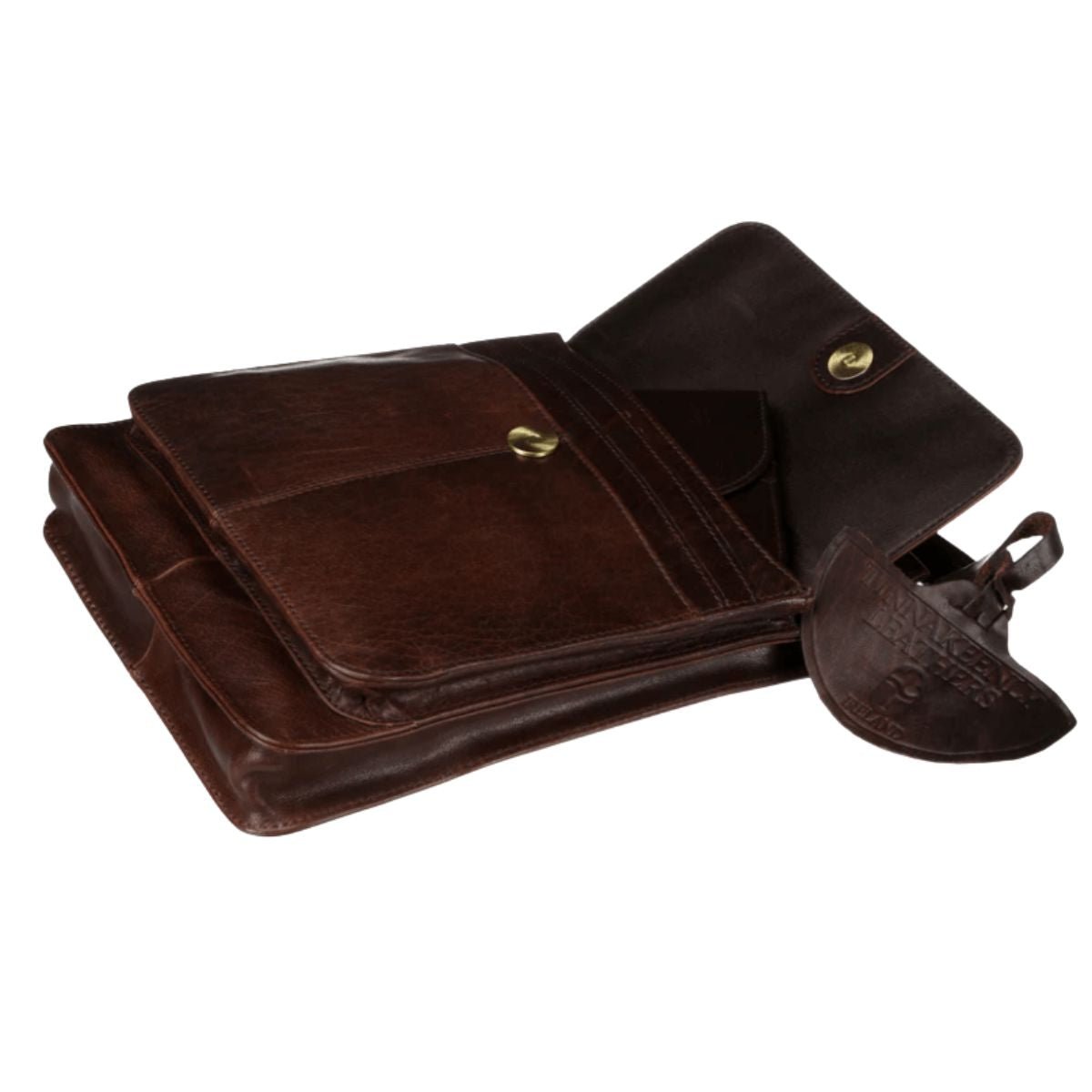 Tinnakeenly Irish Leather Sling Bag