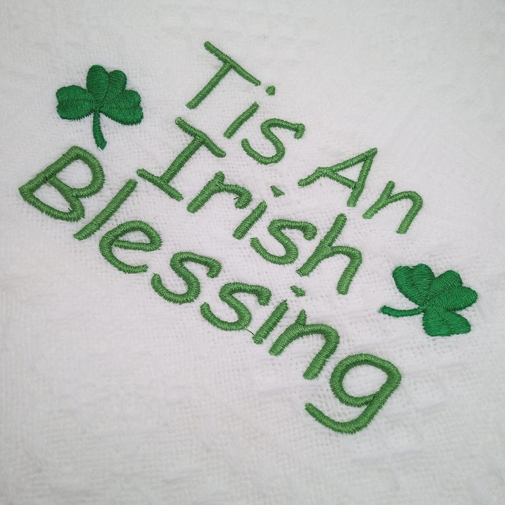 Tis an Irish Blessing Blanket by Wee One Collection - Blankets and Bedding