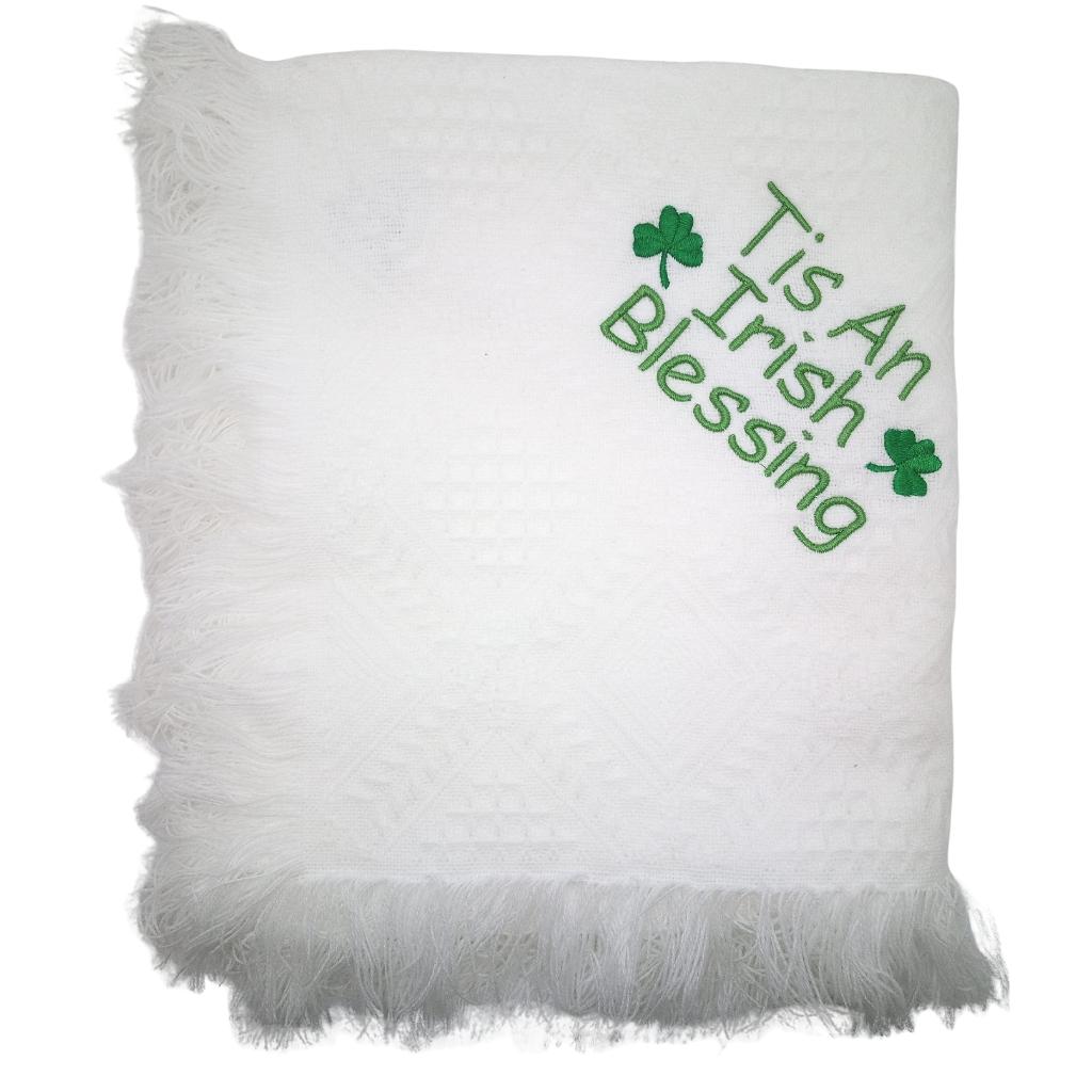 Tis an Irish Blessing Blanket by Wee One Collection - Blankets and Bedding