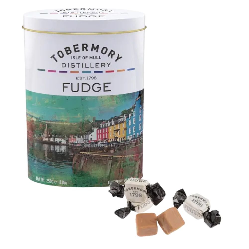 Tobermory Whisky Scottish Caramel Fudge Tin