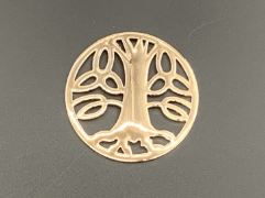 Tree of Life Slip Pocket Bag - Blush - The Celtic Gift Store - Handbags