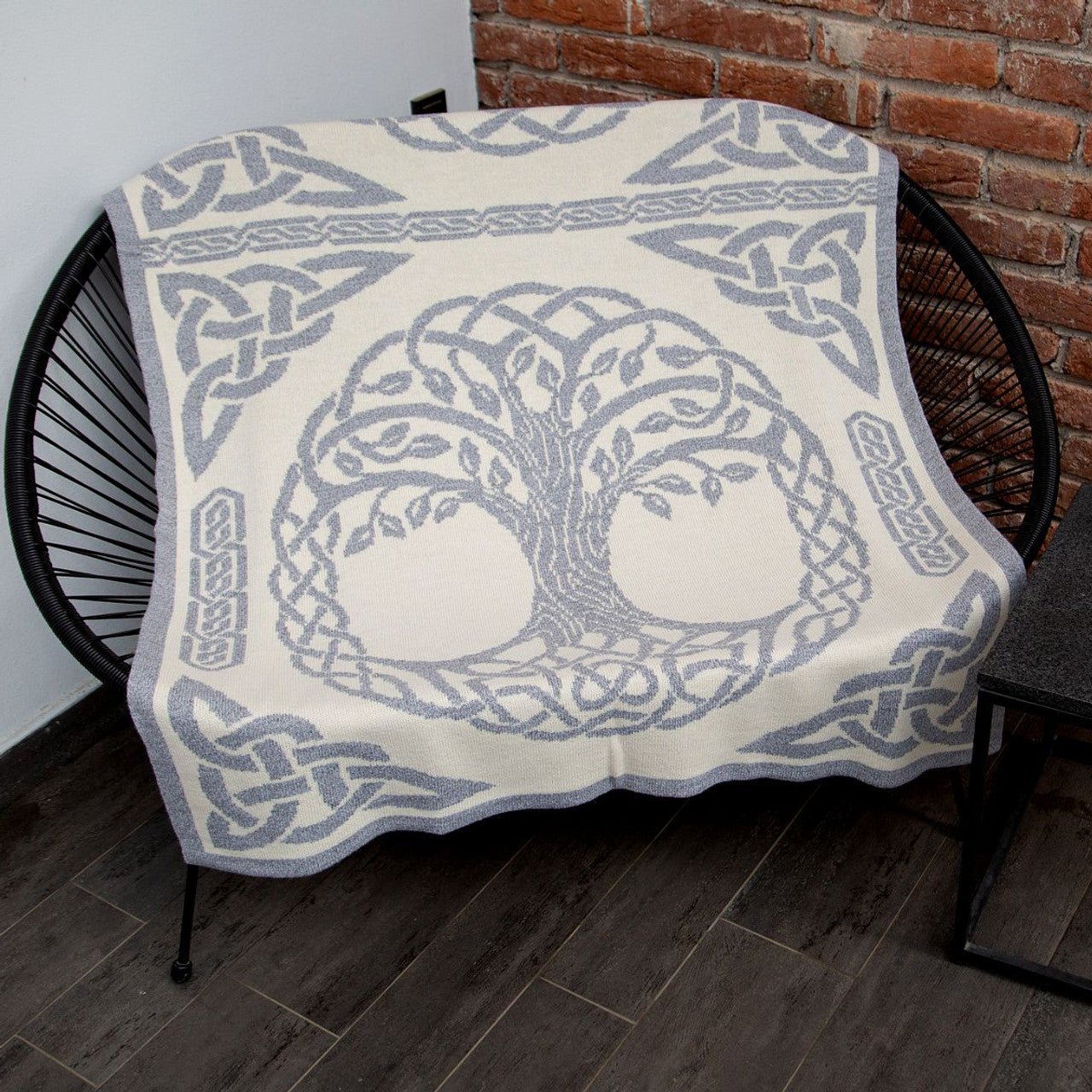 Tree of Life Trinity Knot Throw - The Celtic Gift Store - 
