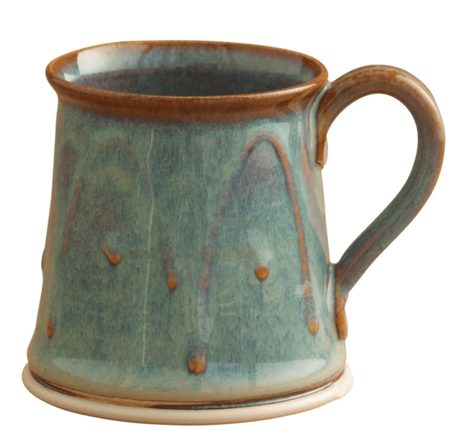 Triskele Cylinder Mug Handmade Irish Pottery - The Celtic Gift Store - Drinkware