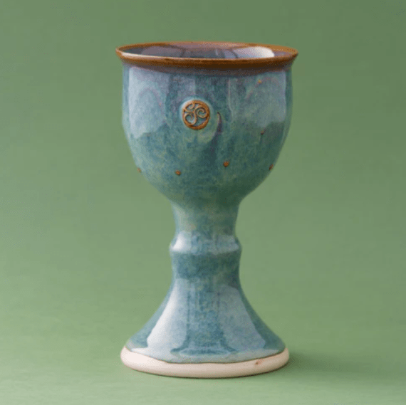 Triskele Goblet Handmade Irish Pottery - The Celtic Gift Store - Drinkware