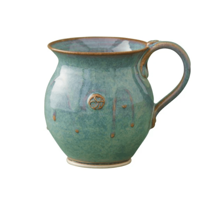 Triskele Round Mug Handmade Irish Pottery - The Celtic Gift Store - Kitchenware