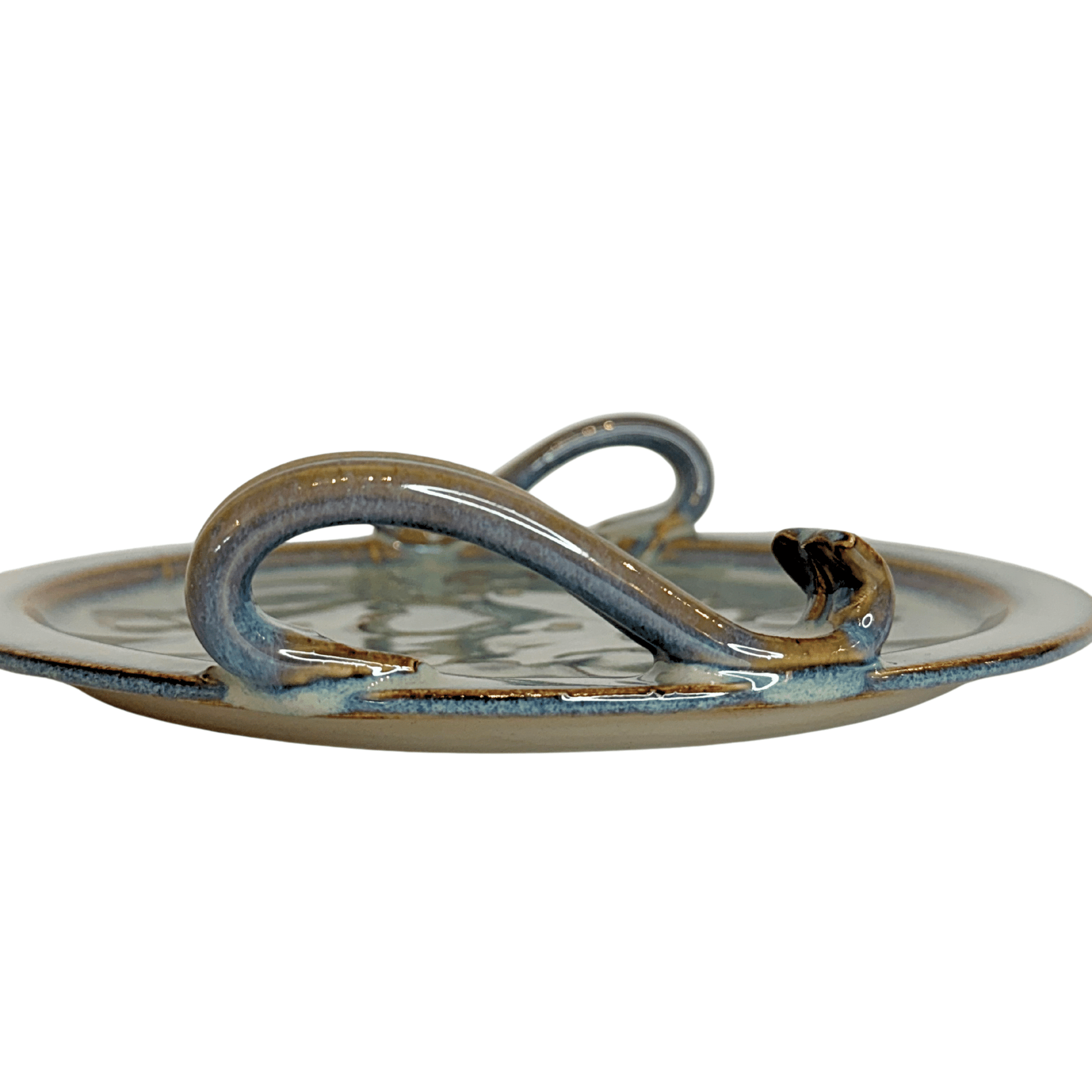 Triskele Serving Plate Handmade Irish Pottery - Small - The Celtic Gift Store - Tableware