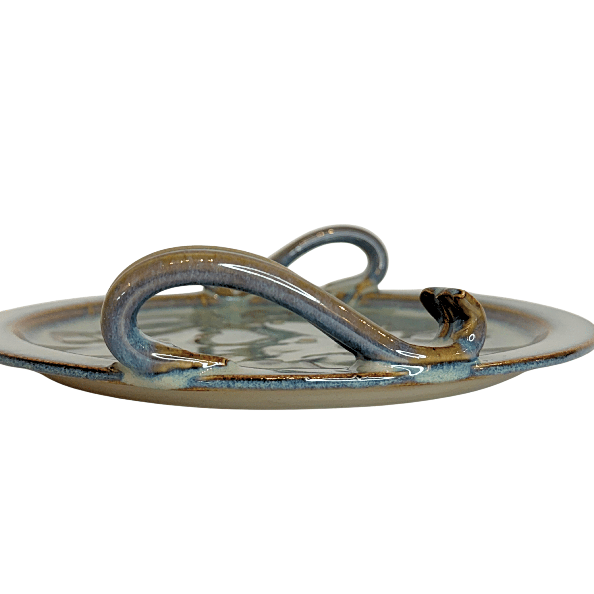 Triskele Serving Plate Handmade Irish Pottery - Small - The Celtic Gift Store - Tableware