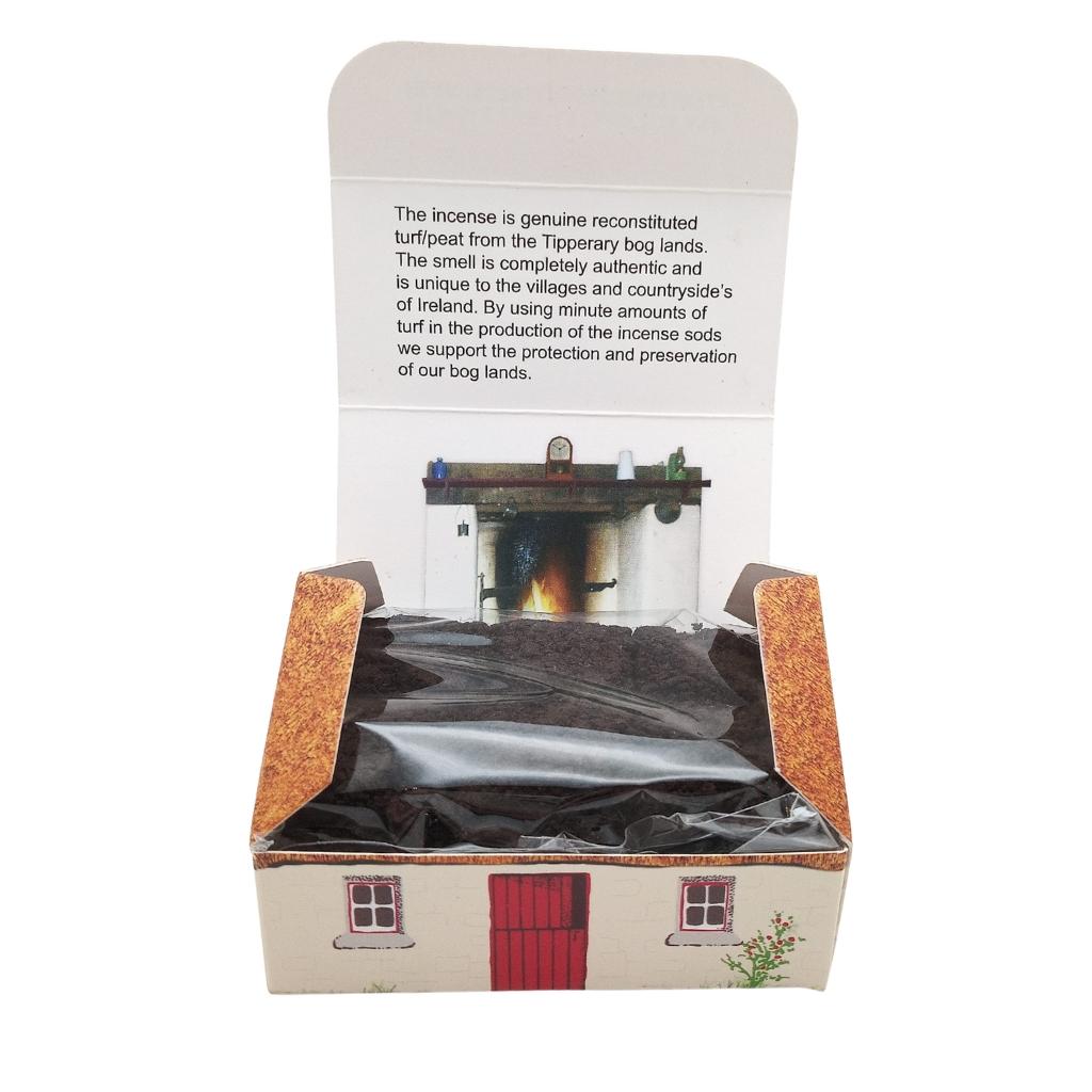 Turf Cottage Box - Peat Incense & Burner