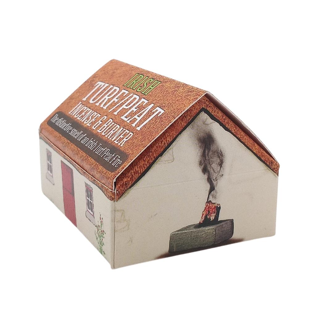 Turf Cottage Box - Peat Incense & Burner