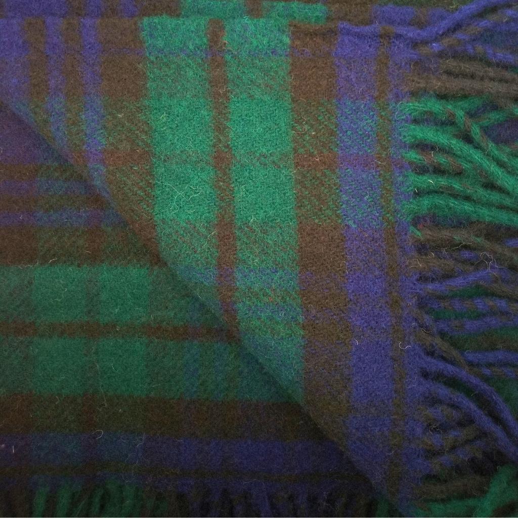 Tweedmill Blackwatch Tartan Wool Throw Expertly Crafted from 100% Pure Wool