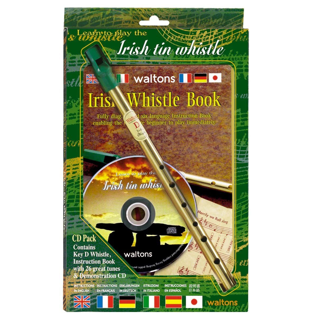 Waltons Irish Tin Whistle | CD Pack
